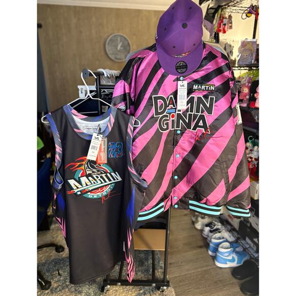 NEW 3 Piece Set!! 2XL Martin Jersey, 3XL Jacket, & 6 7/8 Hat - Picture 1 of 7